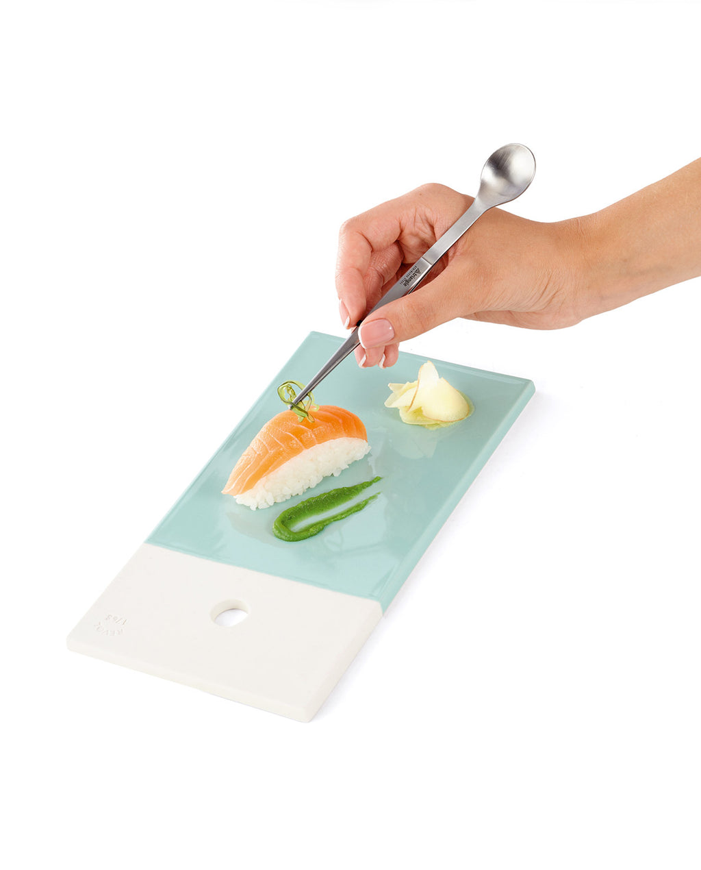 Colher e Pinça FinalTouch para Provar - Chef