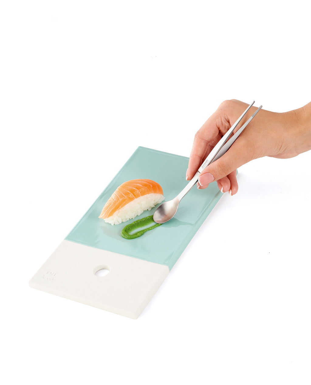 Colher e Pinça FinalTouch para Provar - Chef