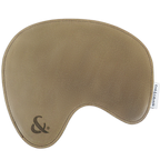 Bolsa de 7 cuchillos de cuero camel