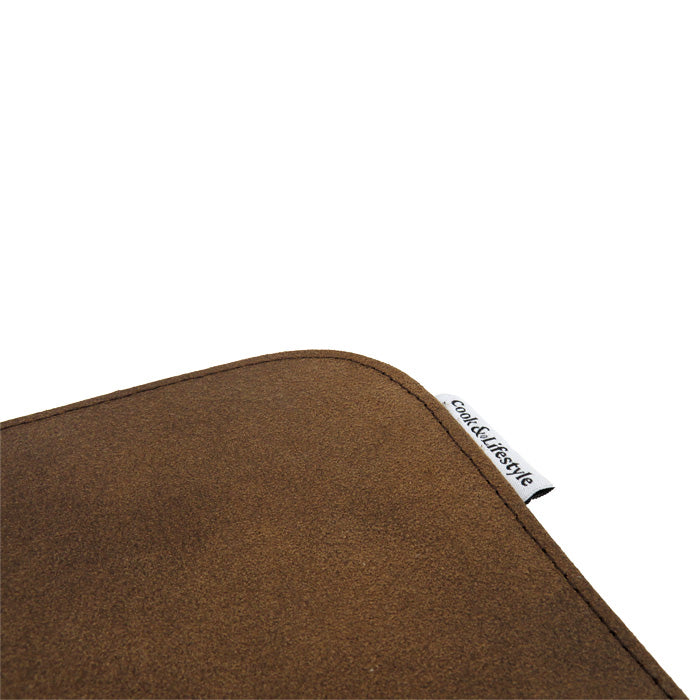 Bolsa de 7 cuchillos de cuero camel