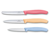 Juego de cuchillos pelacables Swiss Classic Trend Colors, 3 piezas