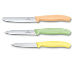 Conjunto de facas para descascar Swiss Classic Trend Colors, 3 peças
