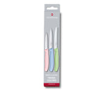 Swiss Classic Trend Colors stripping knife set, 3 pieces
