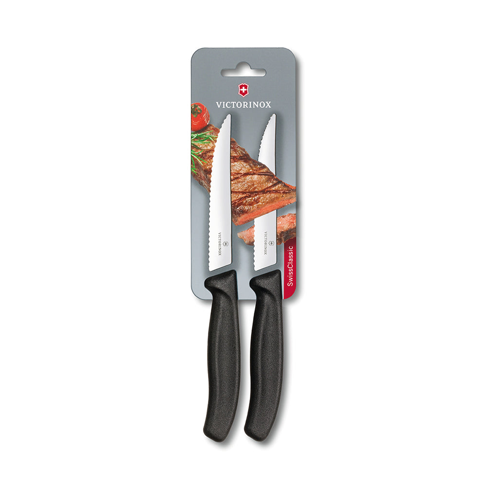 12cm flat cut steak set