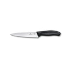 Cuchillo de cocina negro de 15 cm