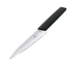 Cuchillo de cocina negro de 15 cm