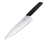 Extra Wide 20cm Black Kitchen Knife