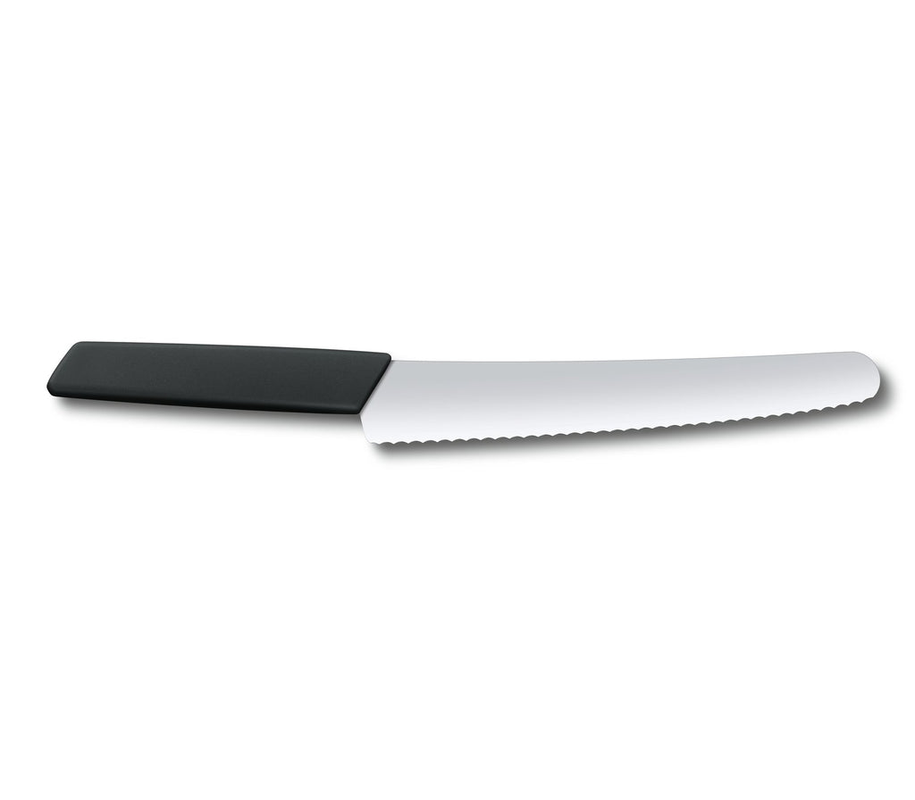 22cm Black Bread Knife