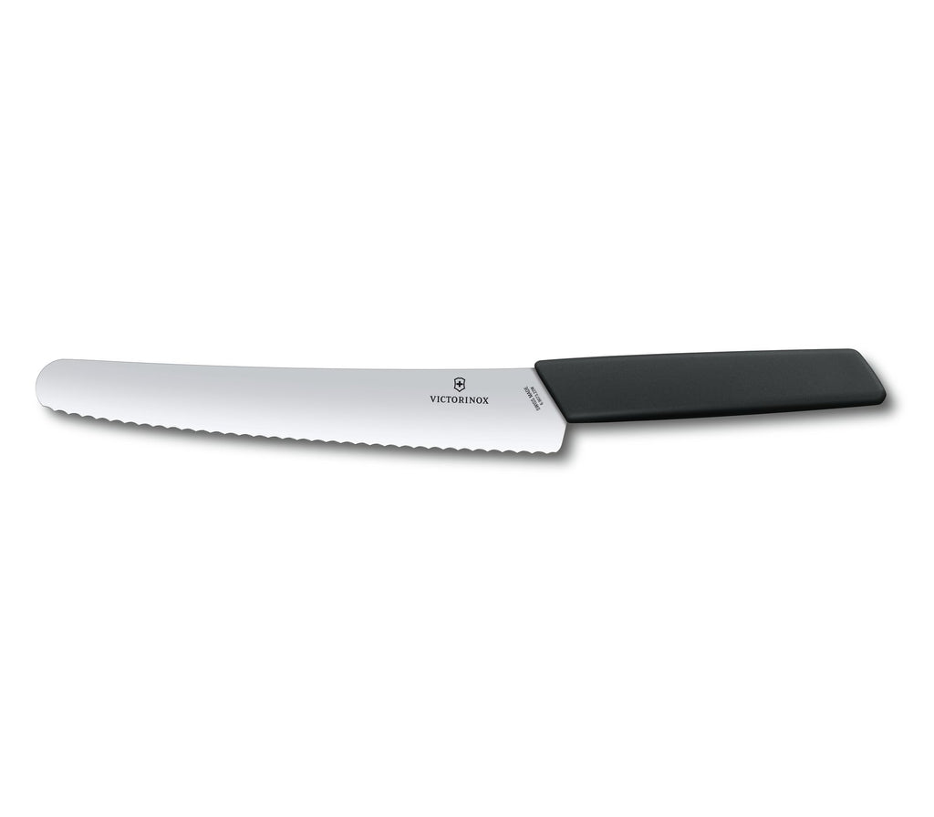 22cm Black Bread Knife