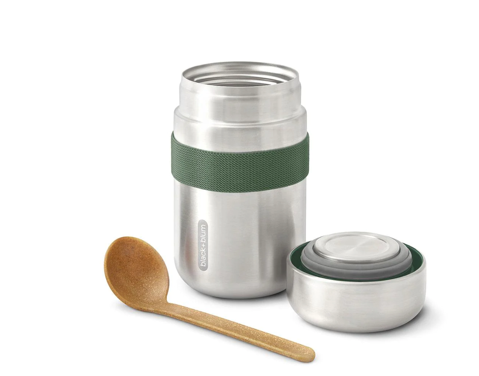 400 ml Stainless Steel Food Jar/Lunch Box Black+Blum 