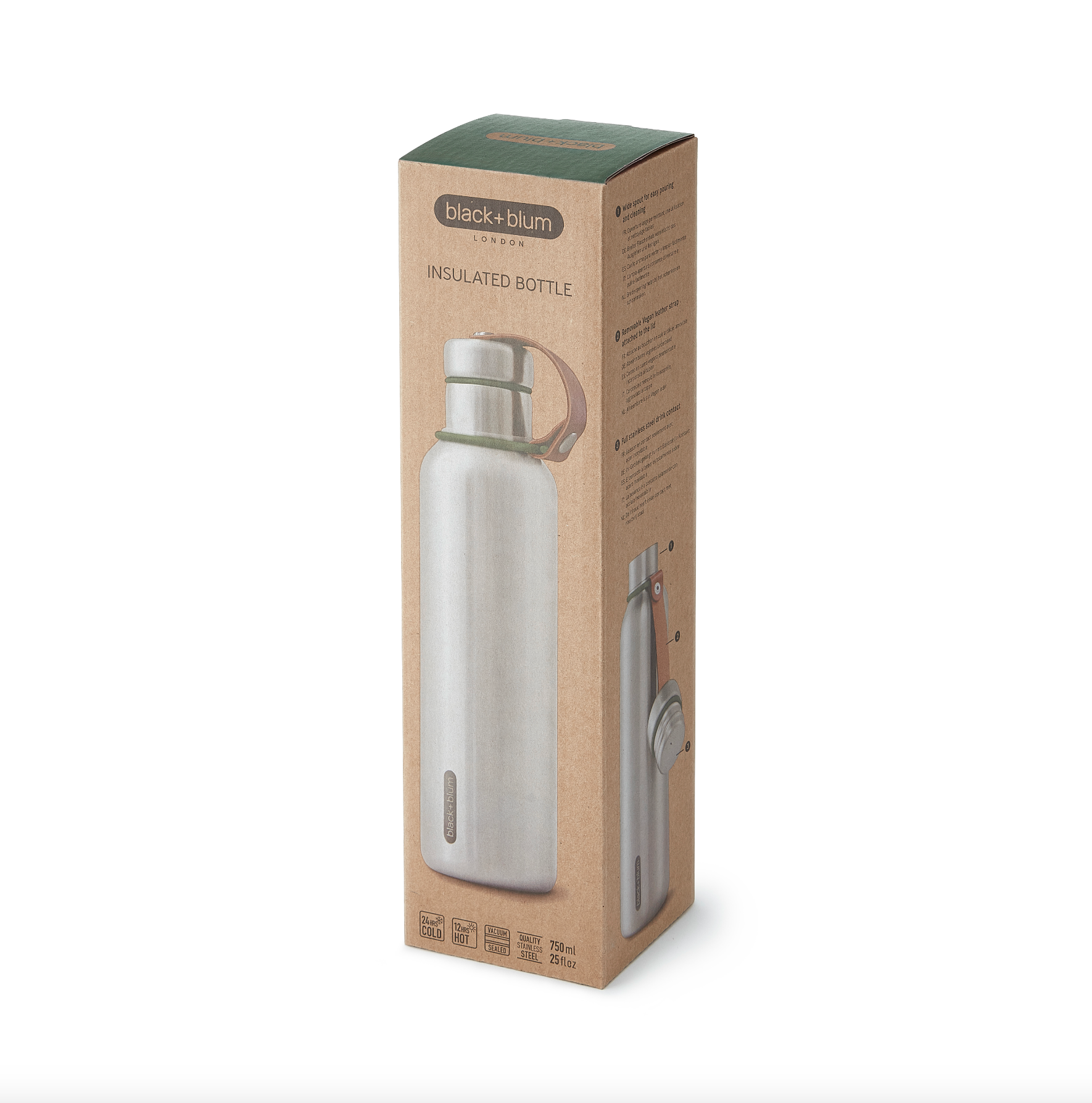 Black+Blum 750ml Vacuum Insulated Water Bottle