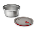 Steel Lunch Box 950ml Gray/Red Black+Blum