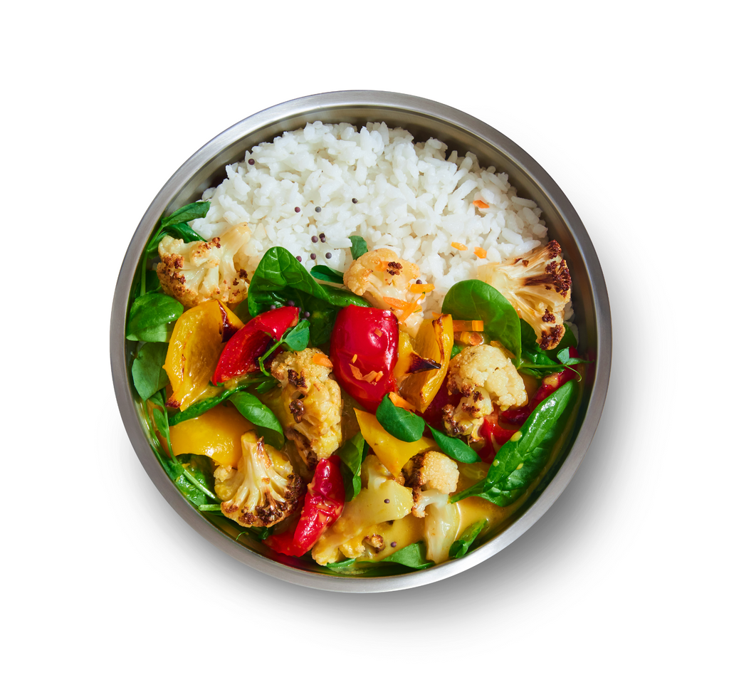 650ml Steel Lunch Box Gray/Red Black+Blum