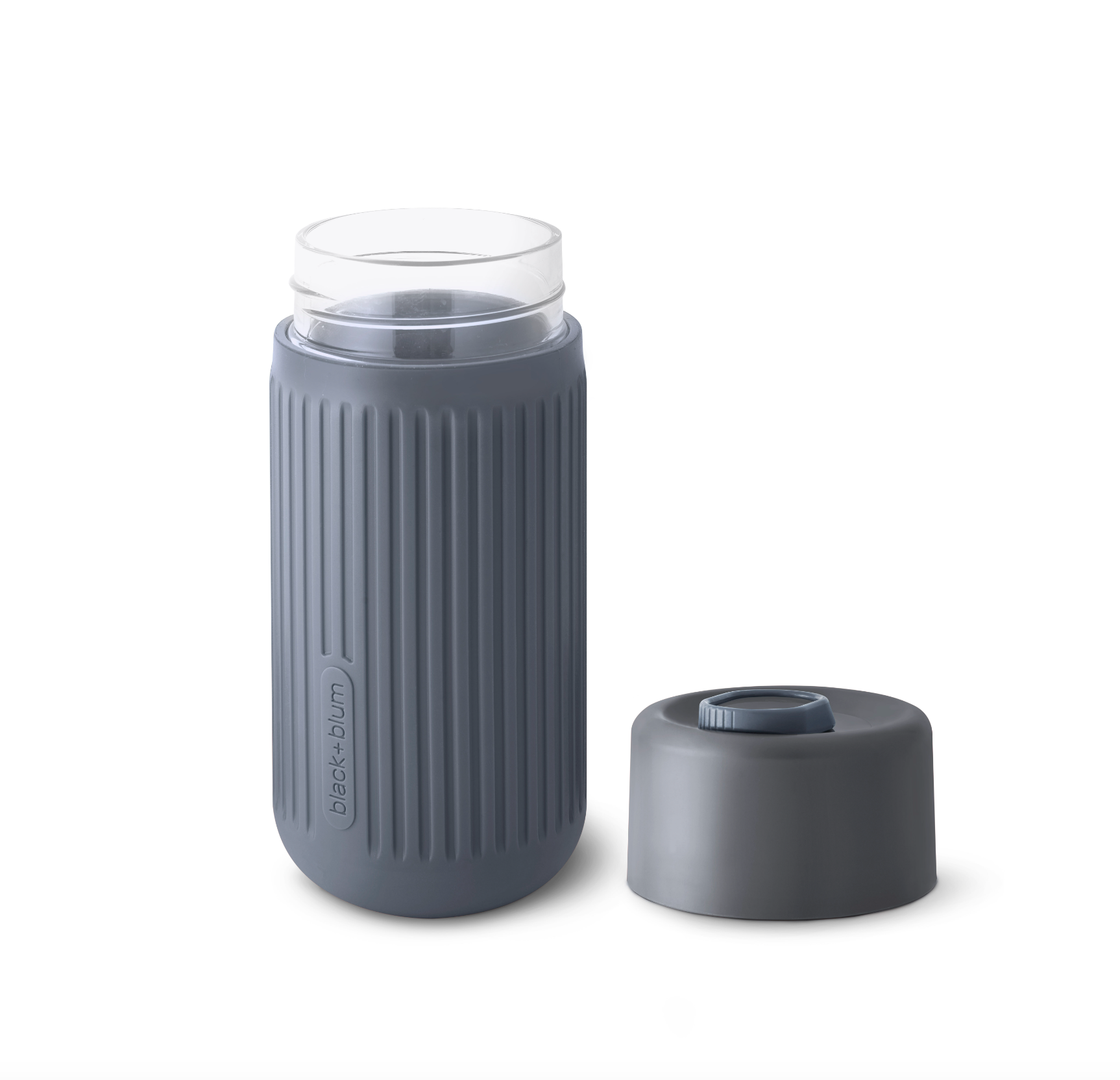 Black+Blum Gray Glass Travel Cup