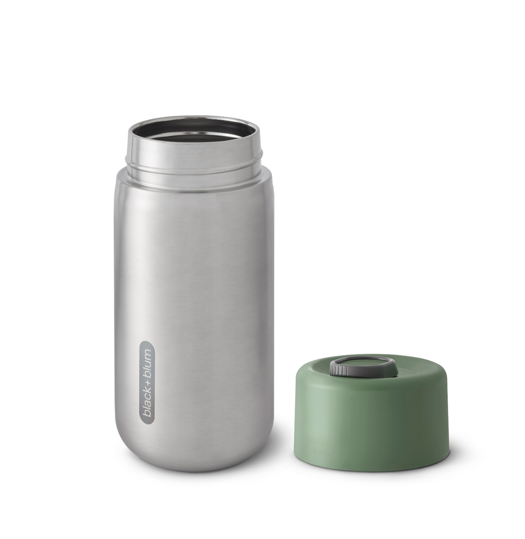 Olive Black+Blum Steel Travel Cup