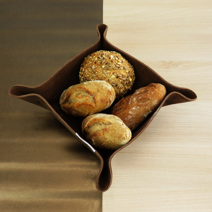 Cesto de Pão Castanho Ferrugem C&L