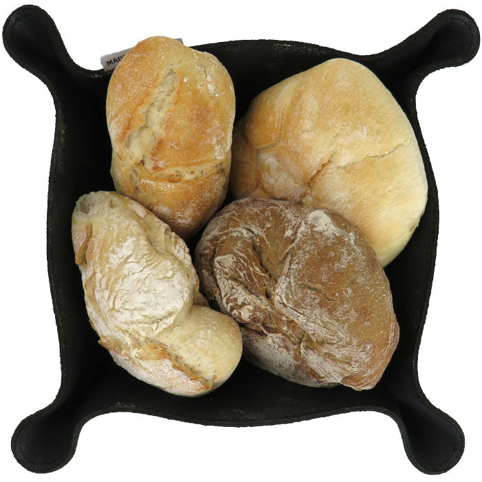 Bolsa de 7 cuchillos de cuero camel