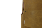 C&amp;L Mustard Brown Apron with Straps - Genuine Leather 
