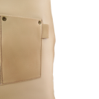 C&amp;L Light Brown Apron with Straps - Genuine Leather 