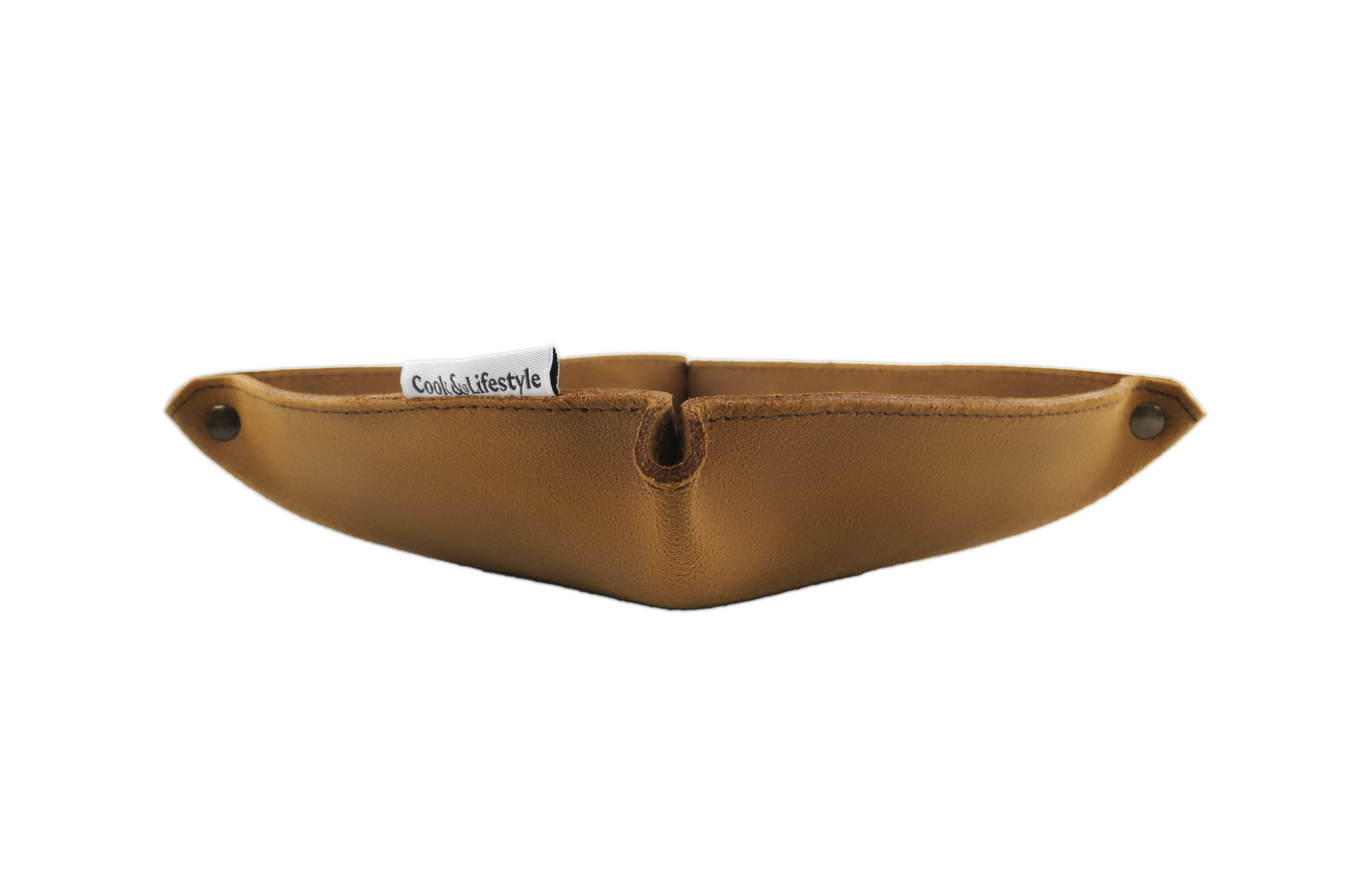 Despeja Bolsos Castanho Mostarda C&L - Pele Genuína