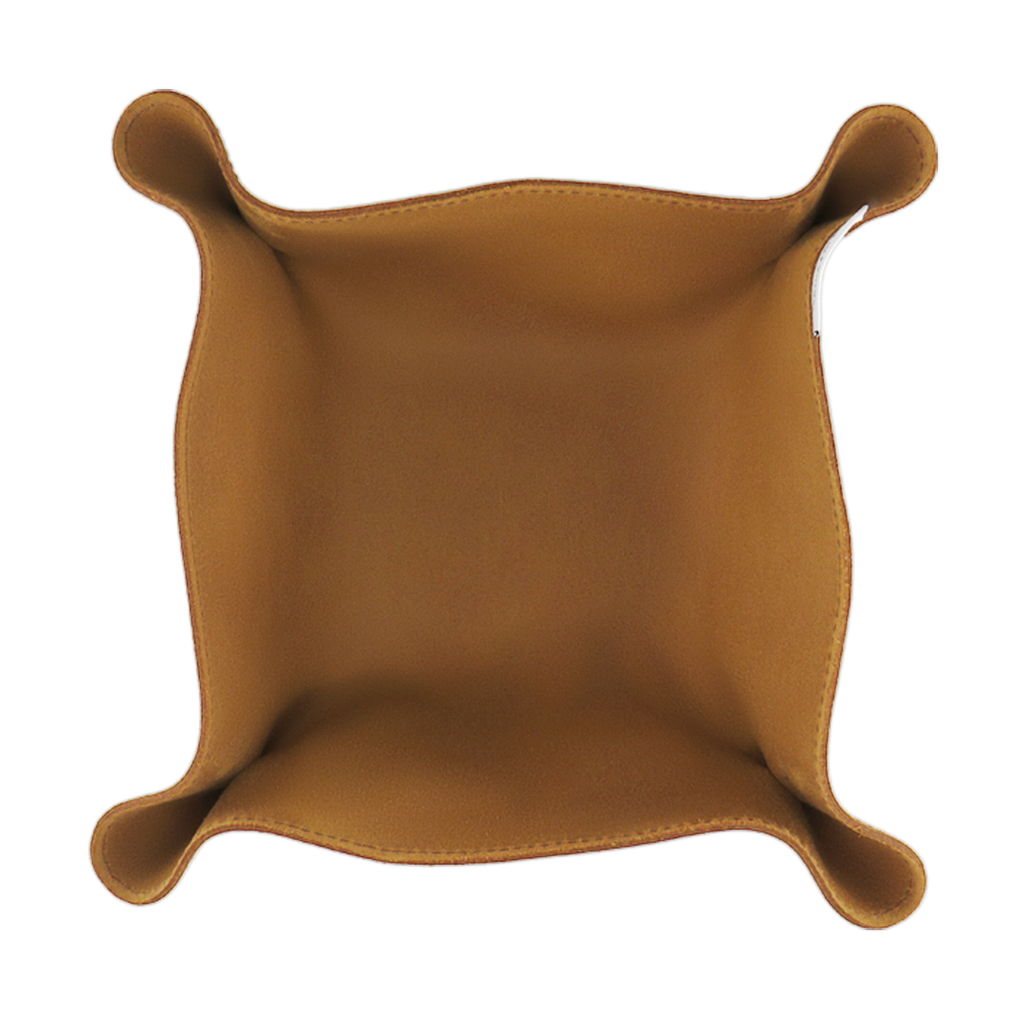 Cesto do Pão Castanho Mostarda C&L - Pele Genuína