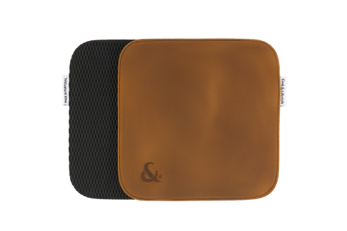 Square Mustard Brown Rat Base C&amp;L
