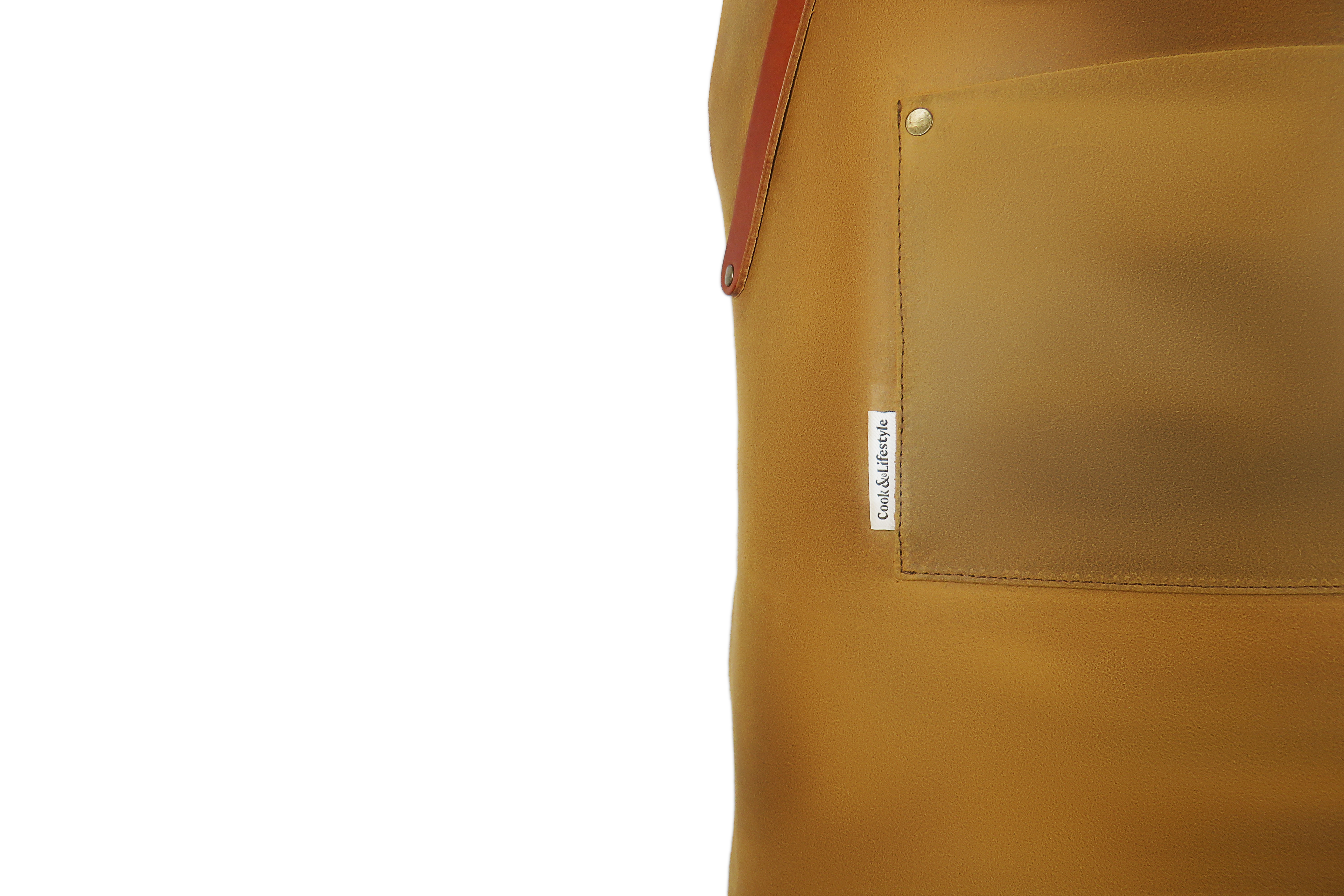 C&amp;L Mustard Brown Apron 