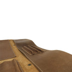 Bolsa de 7 cuchillos de cuero camel