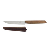 Sleeve for Peeling Knife/Steak in Brown Skin 12cm