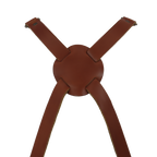 C&amp;L Light Brown Apron with Straps - Genuine Leather 